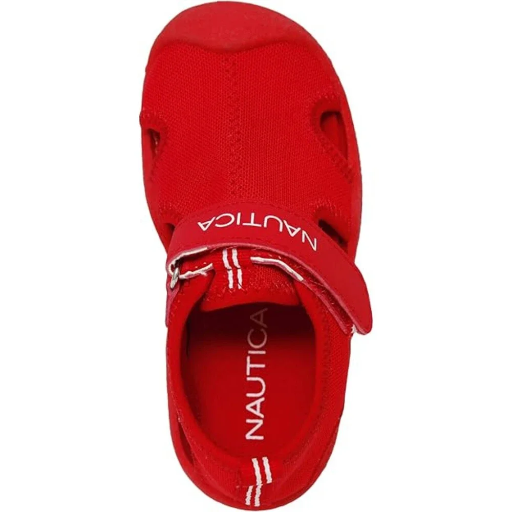 Nautica Protective Sneakers Toddler US 8C Red Closed Toe Water Shoes TLW482